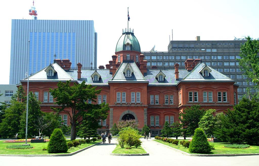 Hotel Sunroute Sapporo Exterior foto